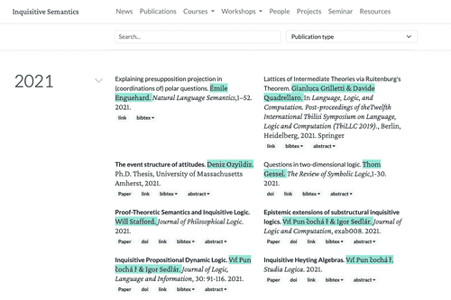 Image 1 of project 'Inquisitive semantics'